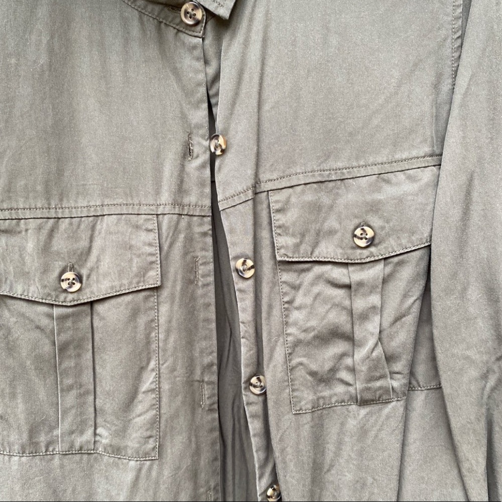 army green cute flannel!!